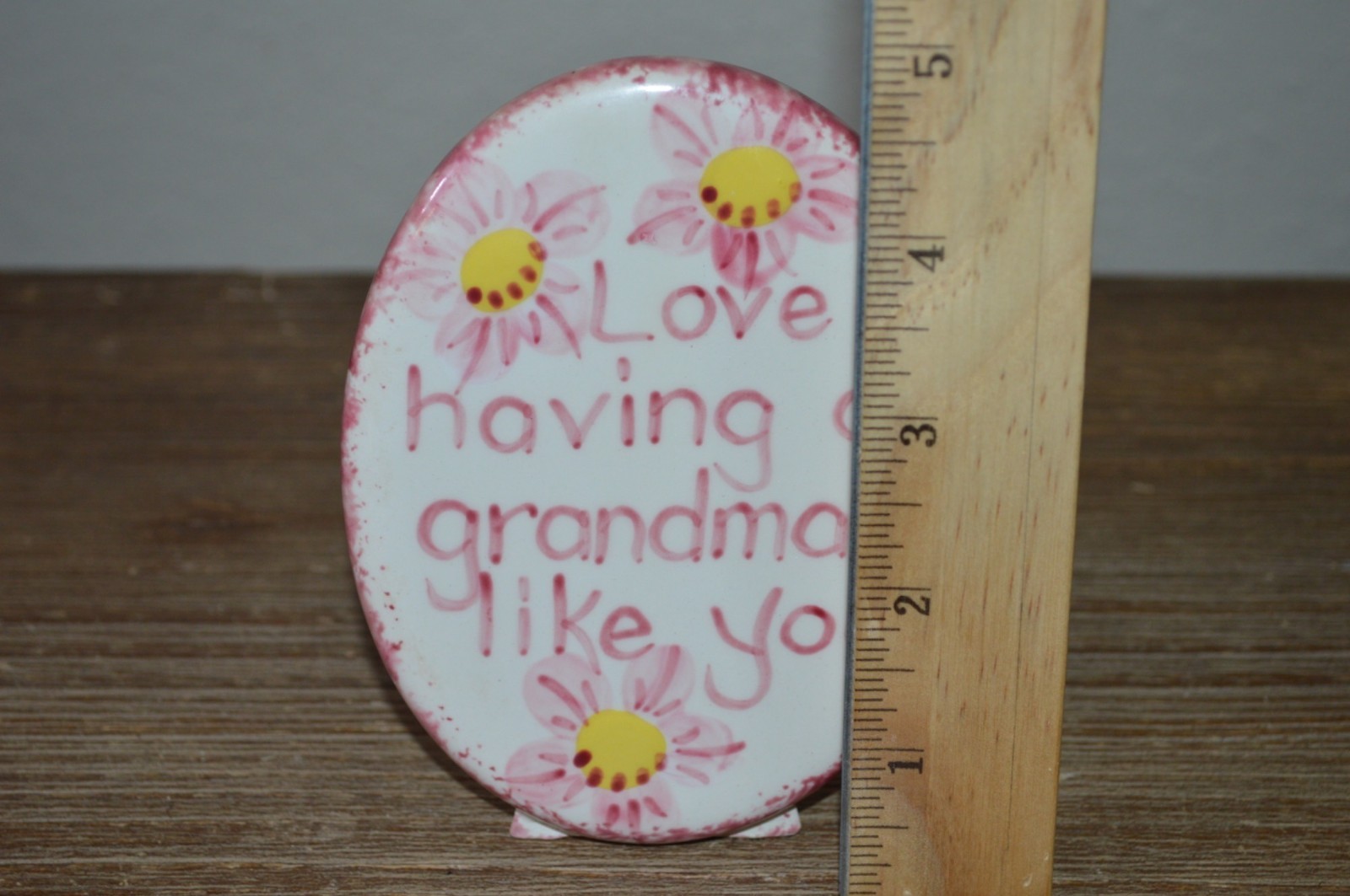 Grandma Standing Plague Flowers Gift Mother’s Day Birthday Present