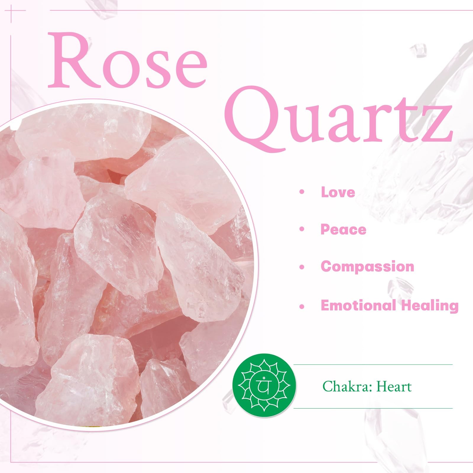 Rose Quartz Crystal Tree Agate Slice Base Healing Stones Money Tree Decoratio…