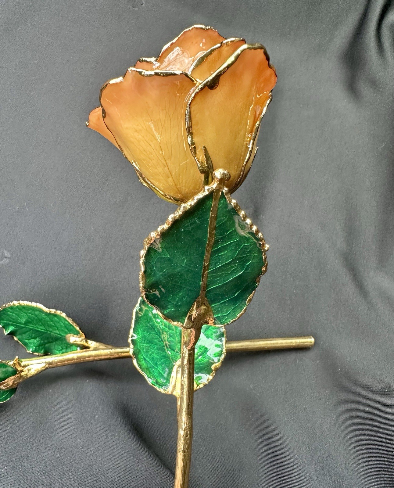 The Forever Rose 11” Real Rose Dipped in 24K Gold Valentines Day Gift – Lot Of 3