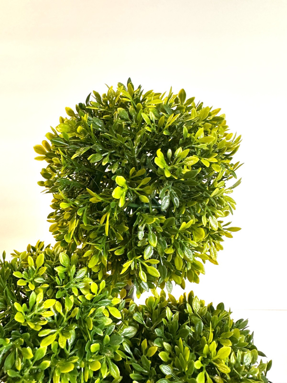 Artificial Boxwood Topiary Tree Faux Green Plant In Potted for Indoor Home Decor