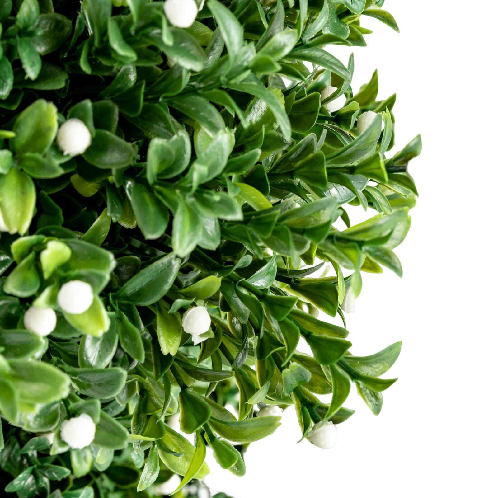 Set of 2 UV Resistant Home Outdoor Artificial Boxwood Topiary Ball Tree 20 in