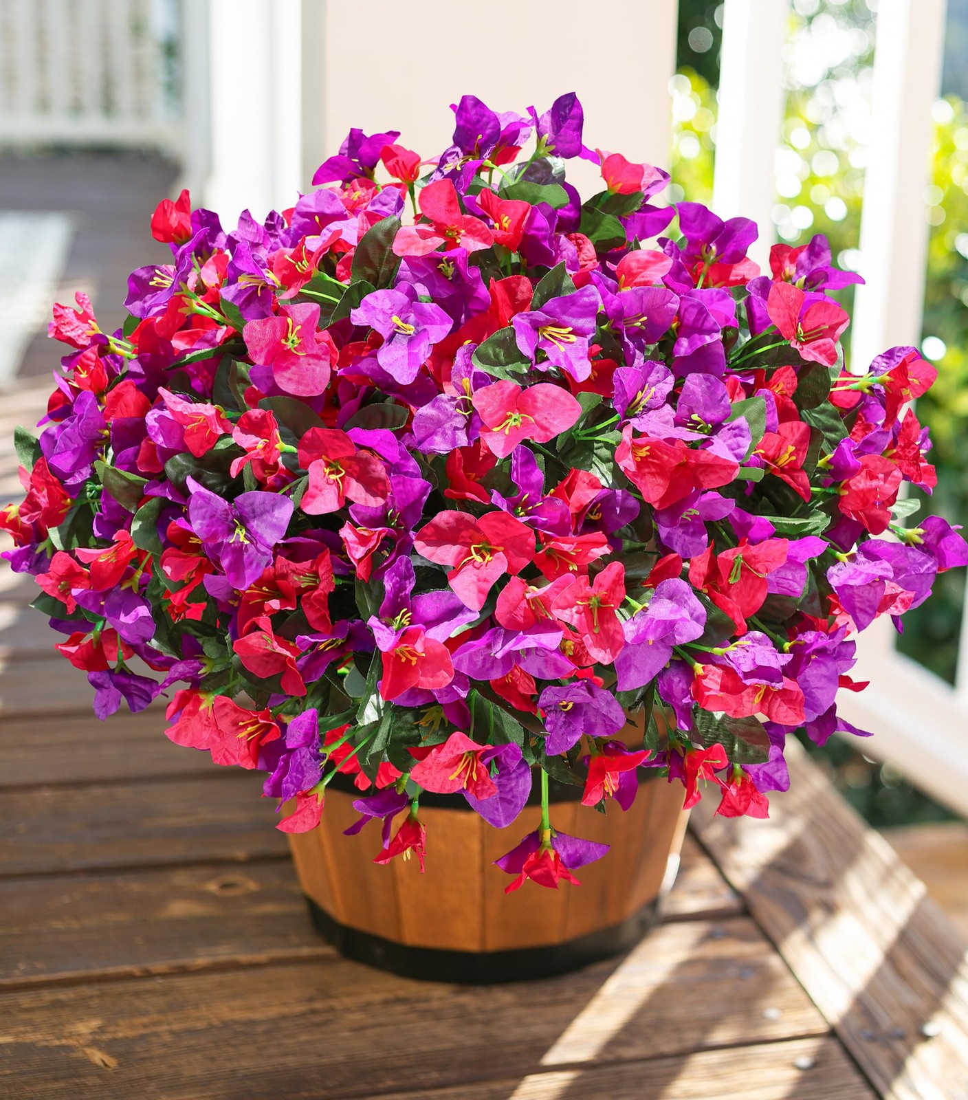 Ivydale Artificial Flowers for Outdoors Fake Bougainvillea Spring Summer Outs…
