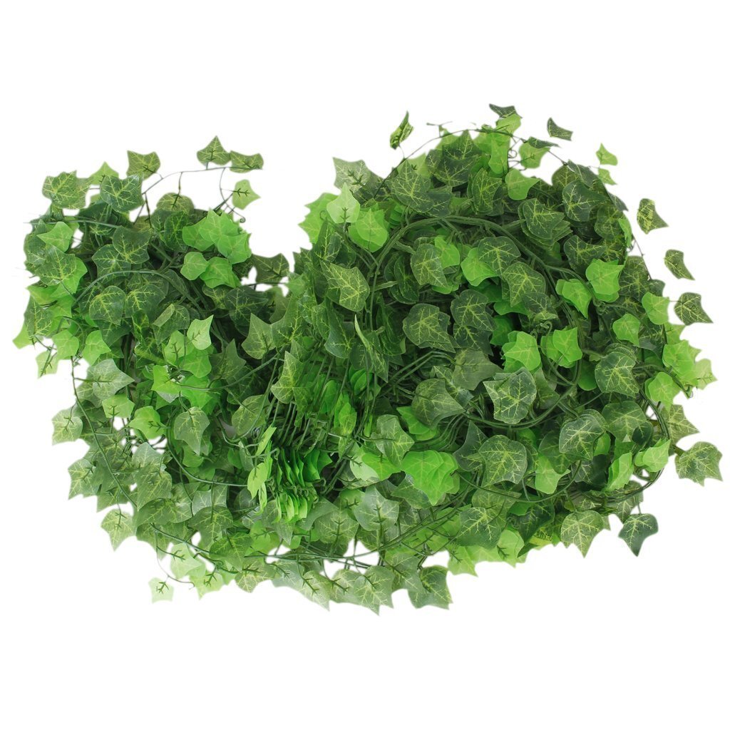 6/12PCS Fake Ivy Leaves Artificial Greenery Vines Plants for Room Decor Garland