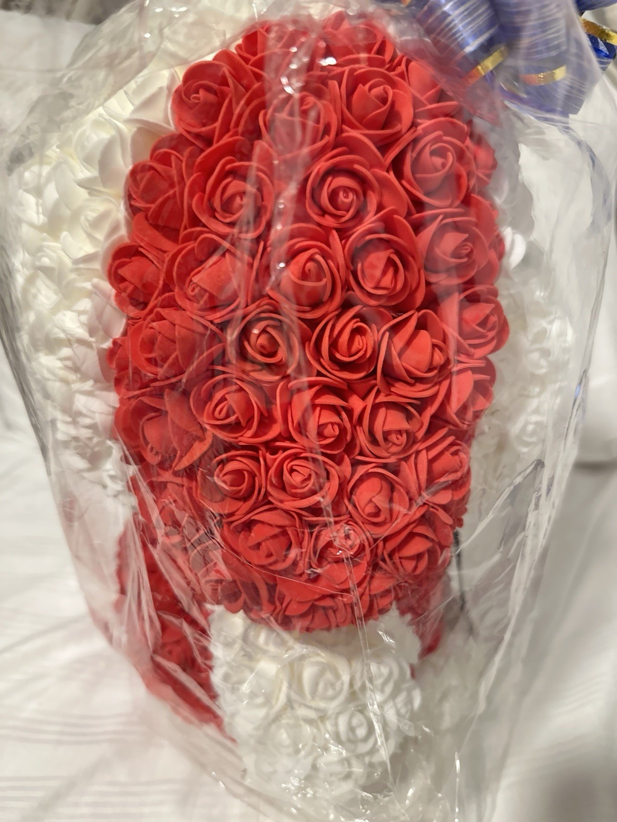 Artificial Rose Teddy Bear Day Gift Look At The Photos