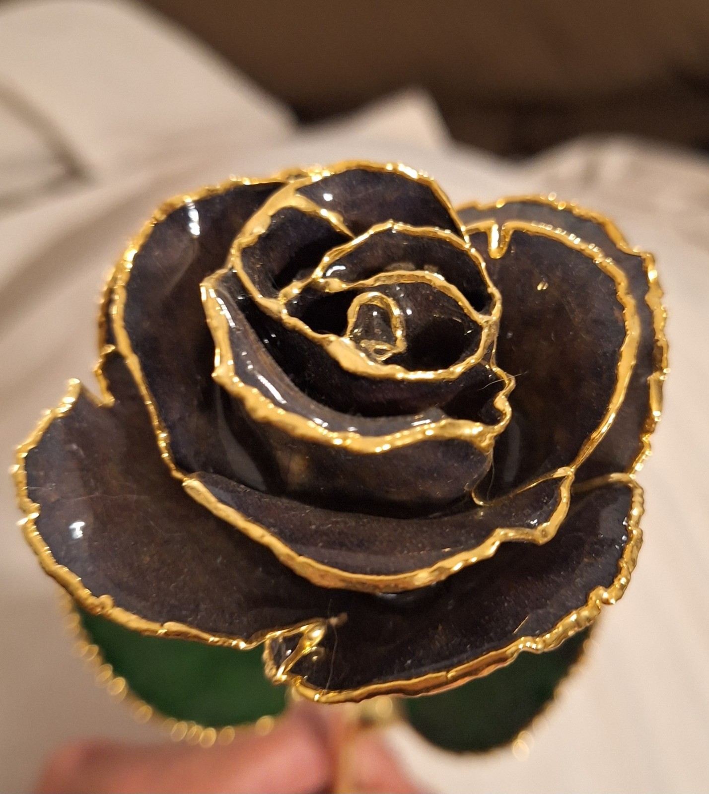 24k Gold Dipped Real Rose