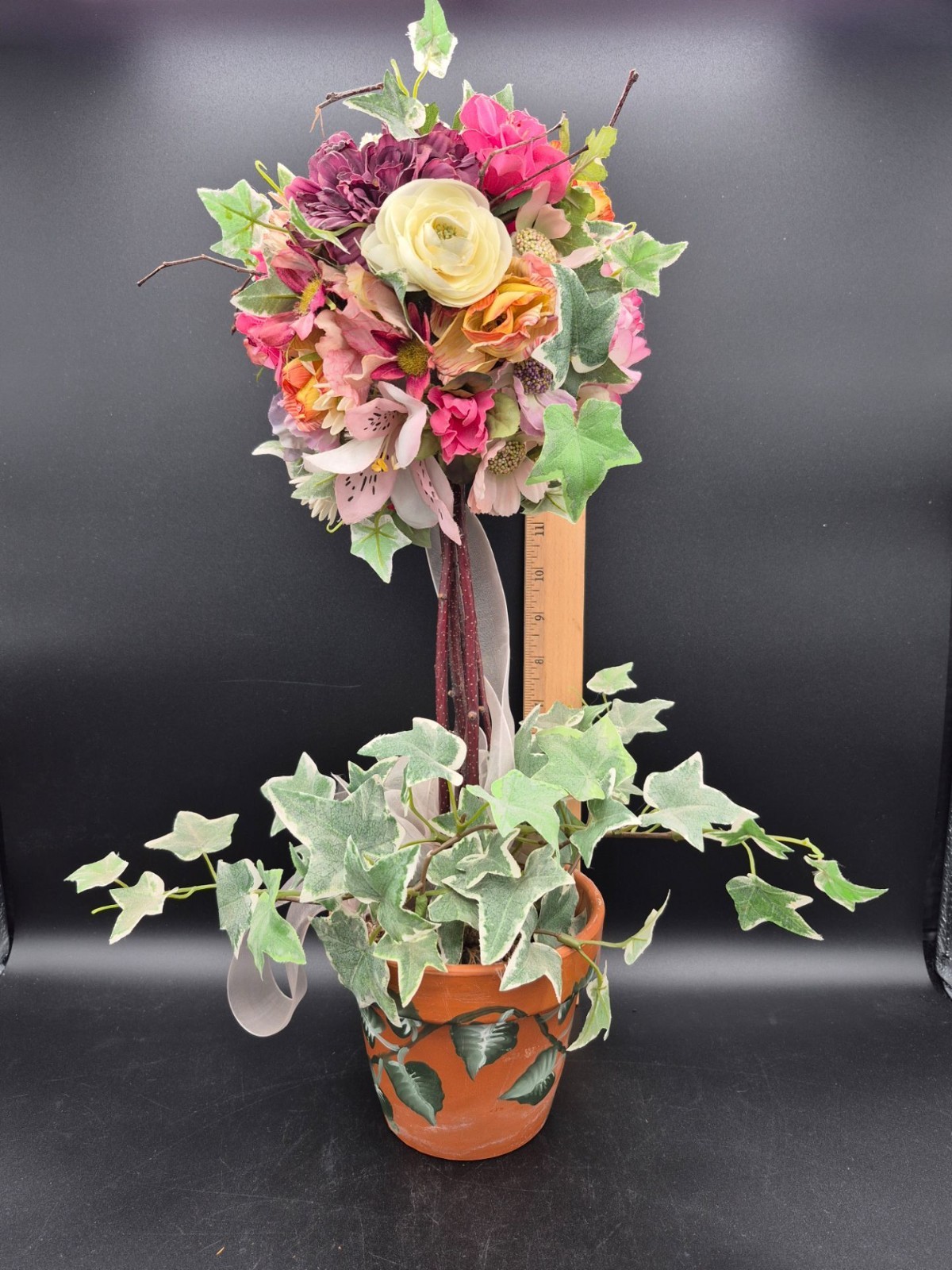 Floral Topiary, 19″
