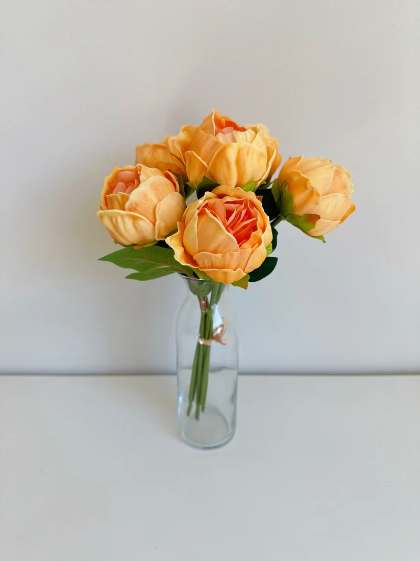 Real Touch Peony Bunch (12Stems)
