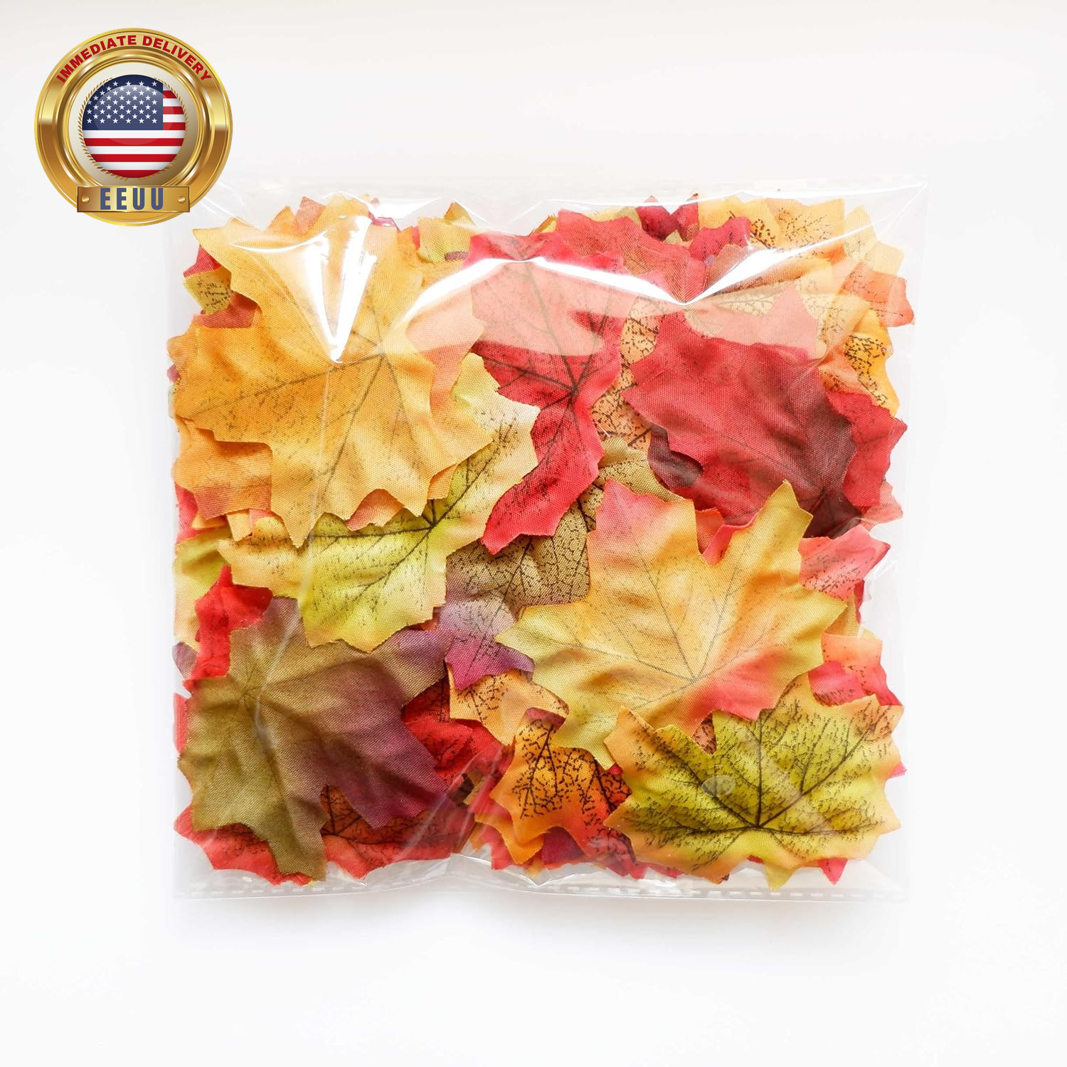 Separated Fake Fall Leaves Artificial Autumn Maple Leaf Room Decor for Home Part