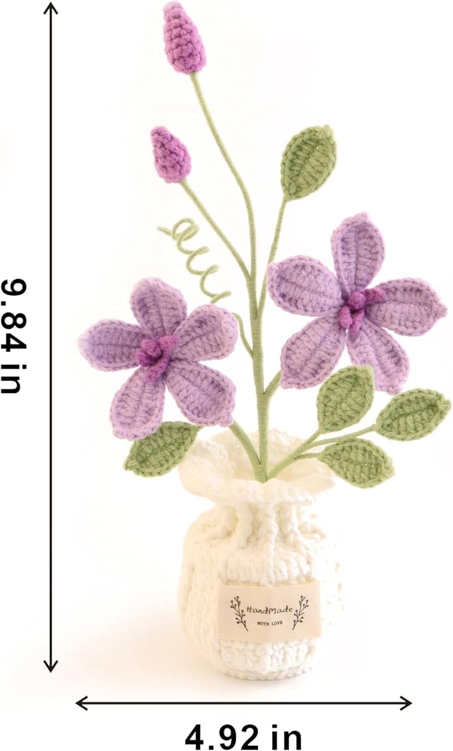Hand-Woven Lotus Flowers Gifts for Family and Friends Home Office Ornaments