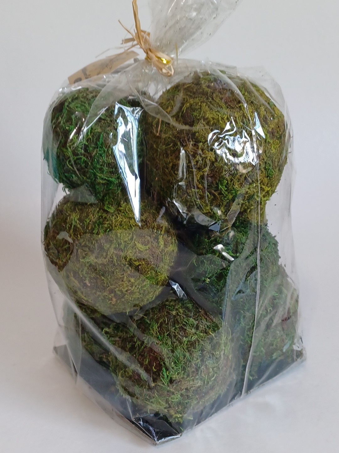 Wildflower Collection 1 Bag Of Decorative Moss Balls, Various Greens & Sizes