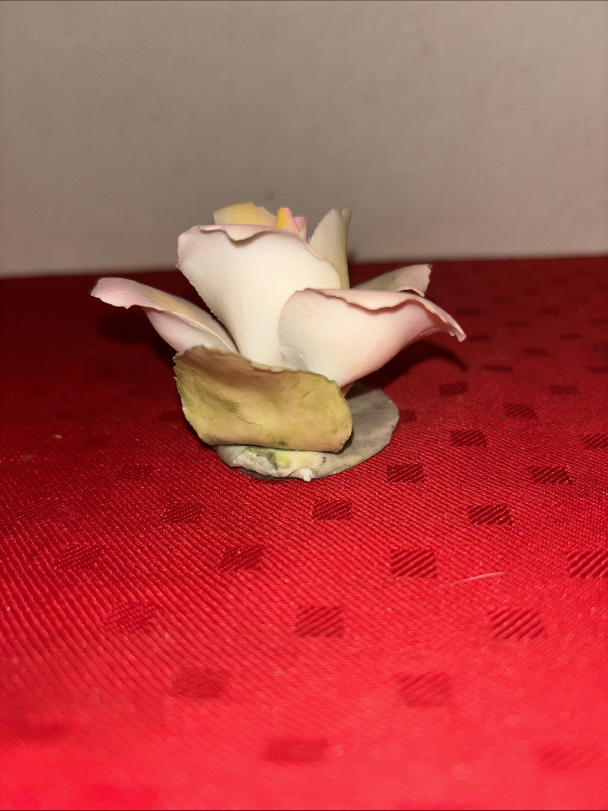 Napoleon Italy? Rose flower figurine bisque