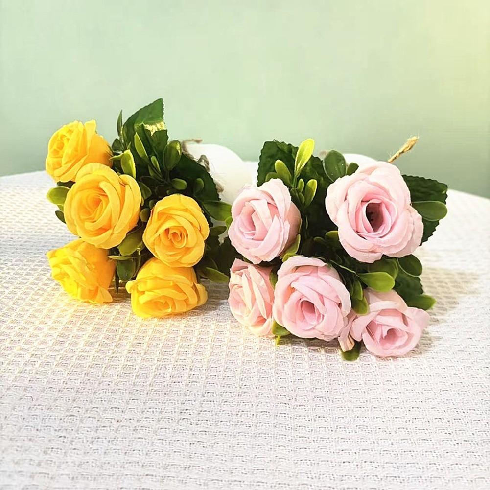 15cm Artificial Bonsai with Lifelike Petals for Indoor Table Decor