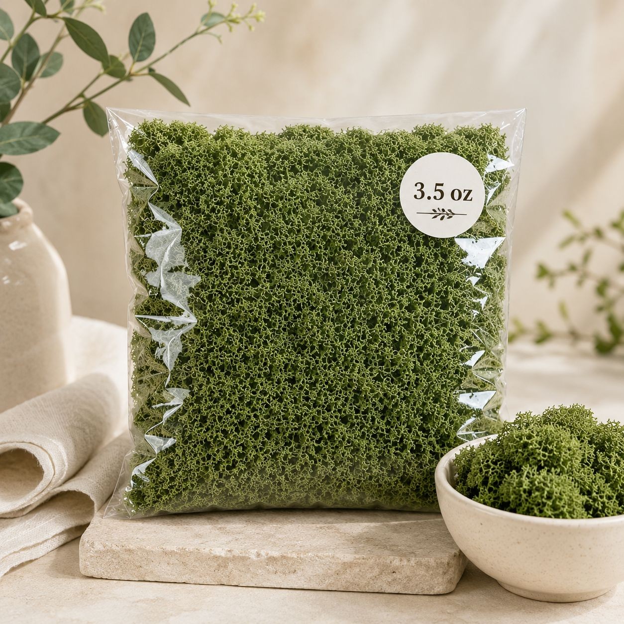 Artificial Green Moss for Crafts Fairy Garden Moss Faux Moss Floral Arrangement
