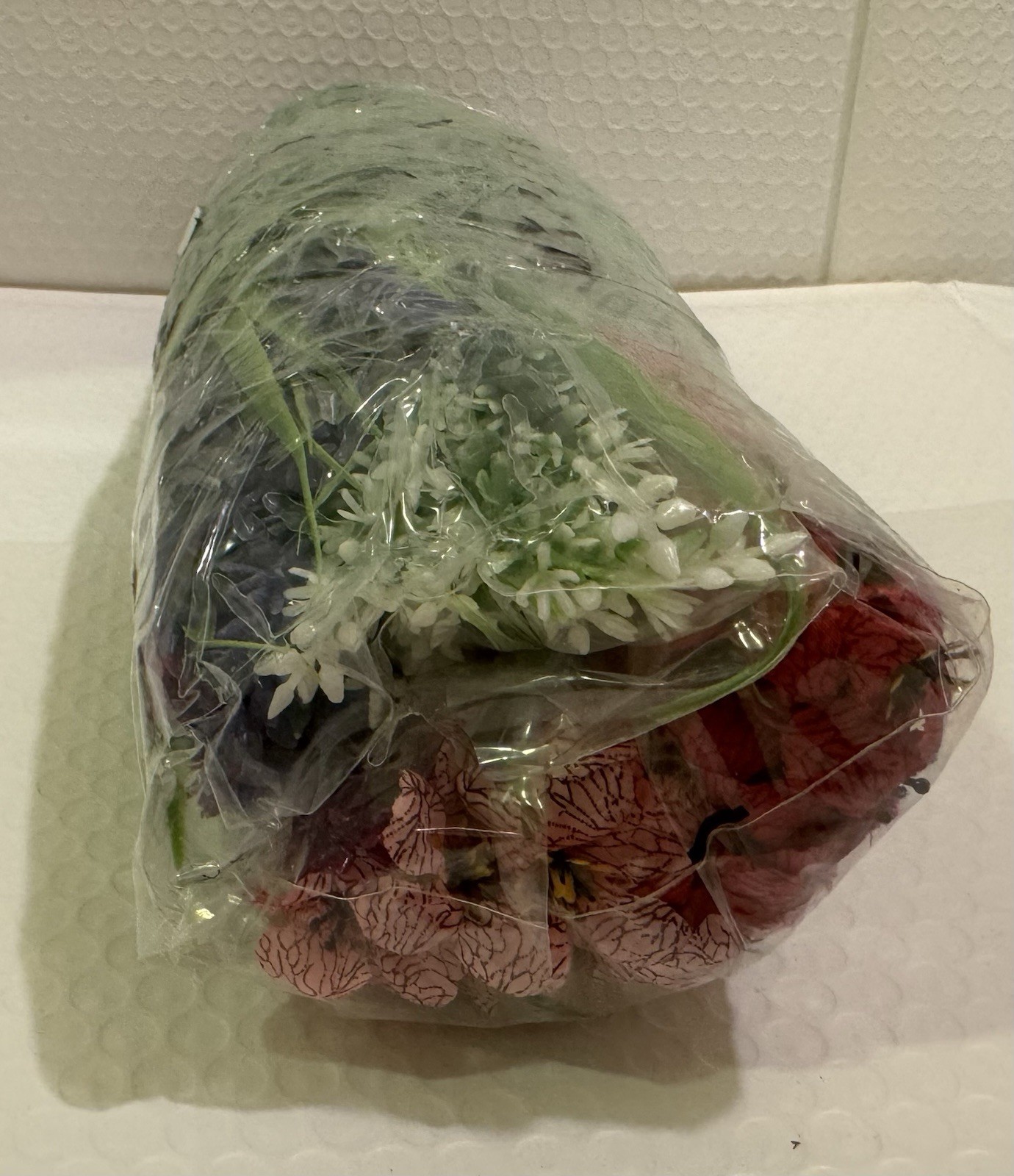 20 Bundles Artificial Flowers for Outdoors, Fake Silk Flowers UV Resistant Faux