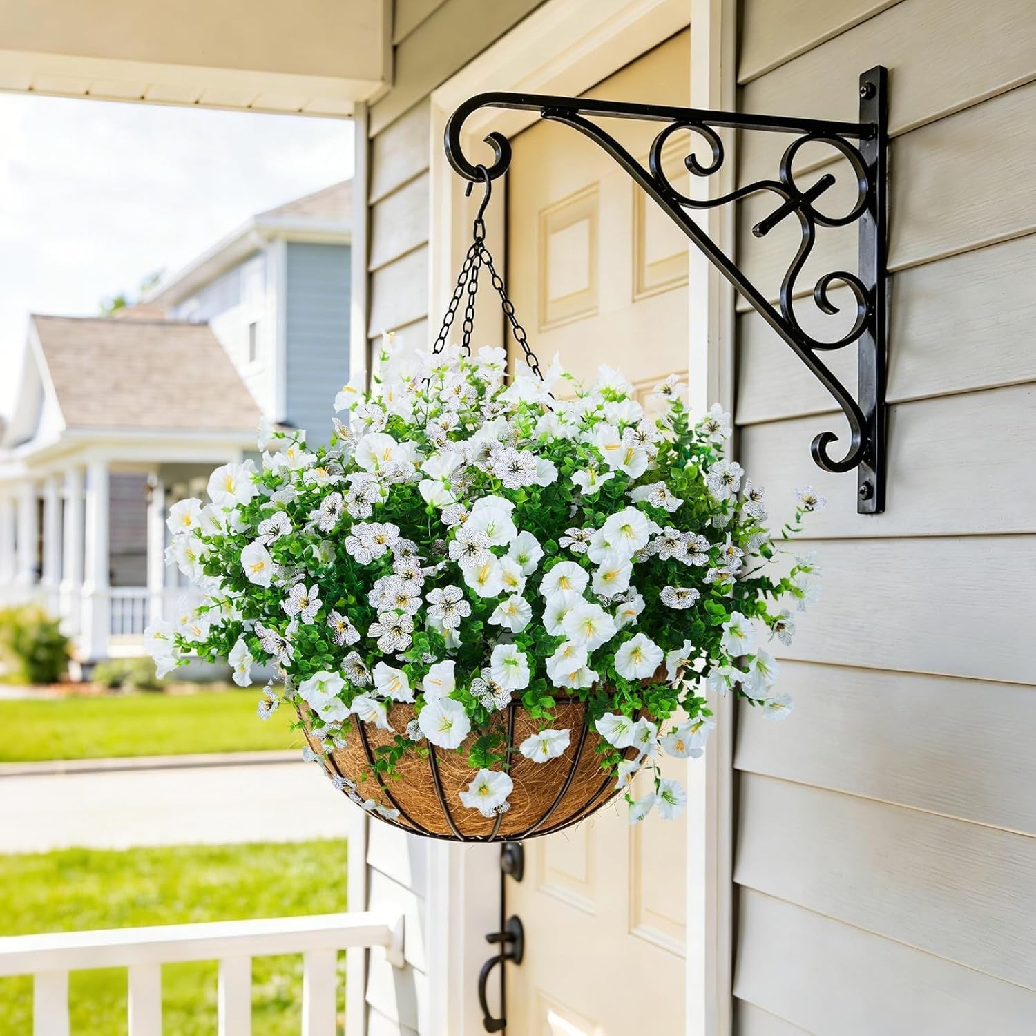 Zero Maintenance Artificial Flowers for Home, Patio, and Garden – 12 Bunches