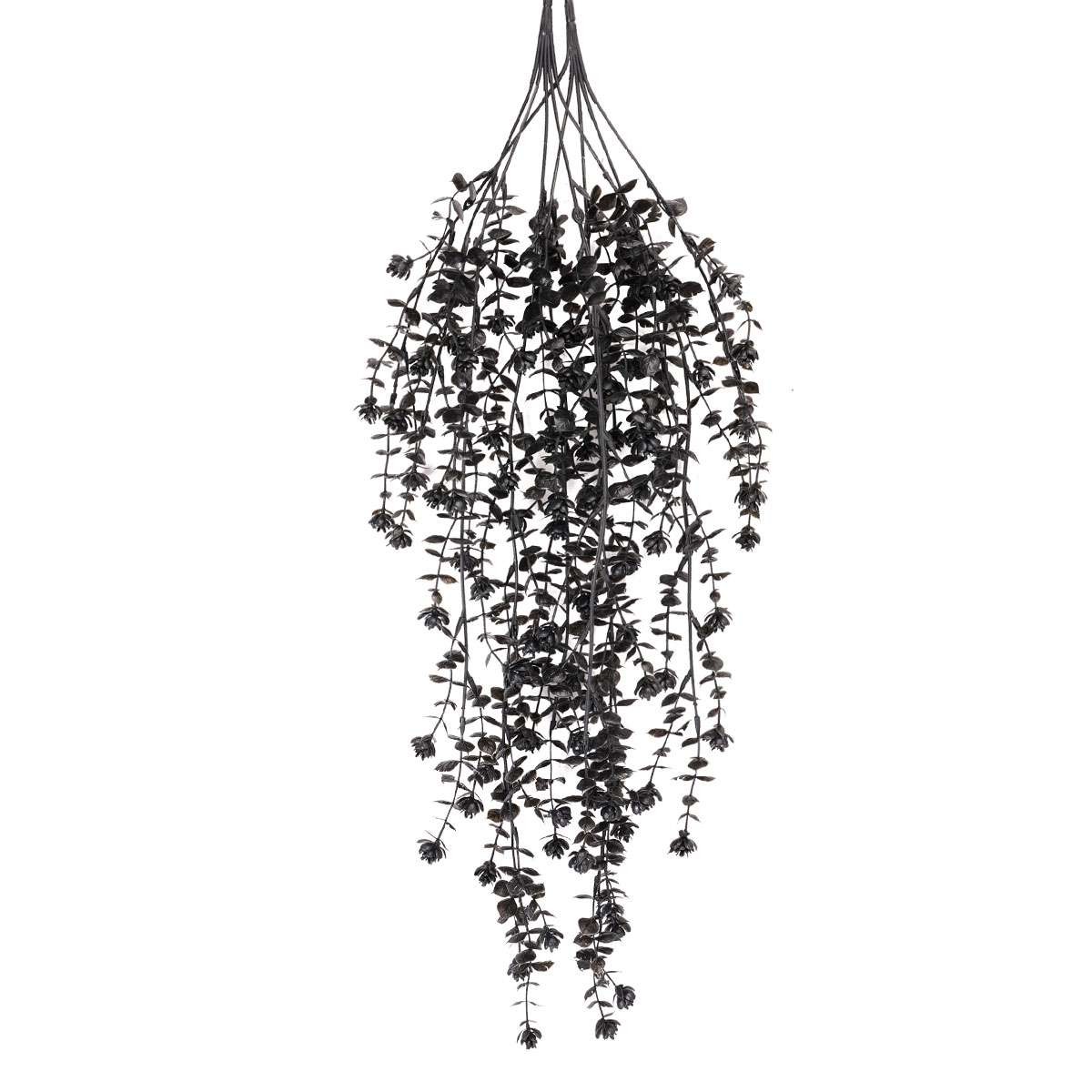 2pc Artificial Hanging Plant Fake Eucalyptus Leaf Vine Home Garden Wedding Decor