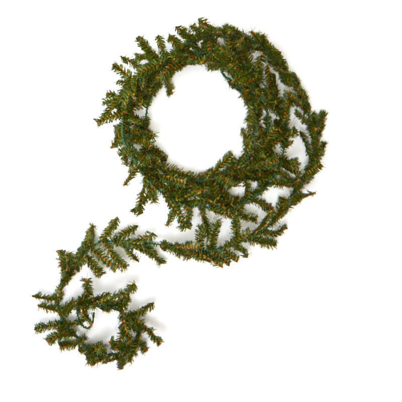 18 Feet of Mini Artificial Canadian Pine Roping Garland