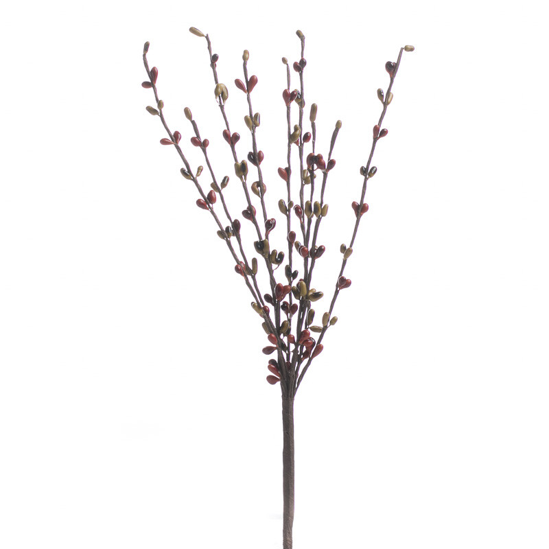 Factory Direct Craft Group of 12 Hand Wrapped Petite Red Orange and Earthy