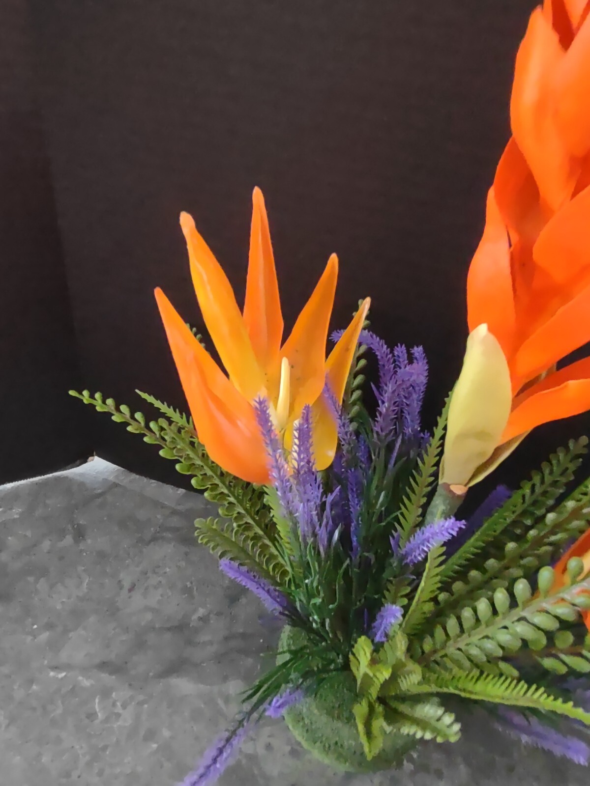 Ginger lily tropical floral arrangement tropical Hawaiian flowers TANGERINE