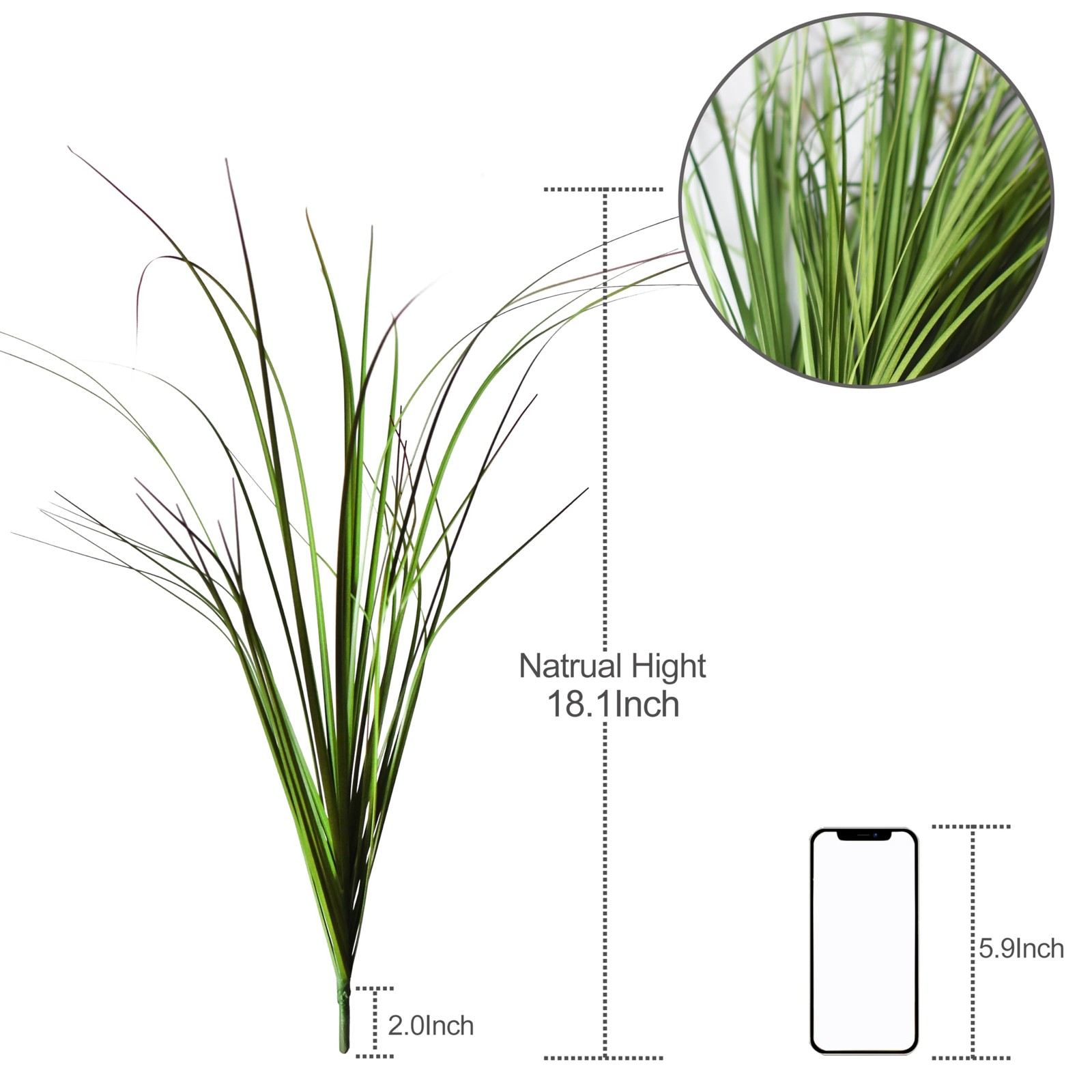 16PCS Artificial Plants, Wheat Grass Greenery Stems, Fake Tall Grass for Home…