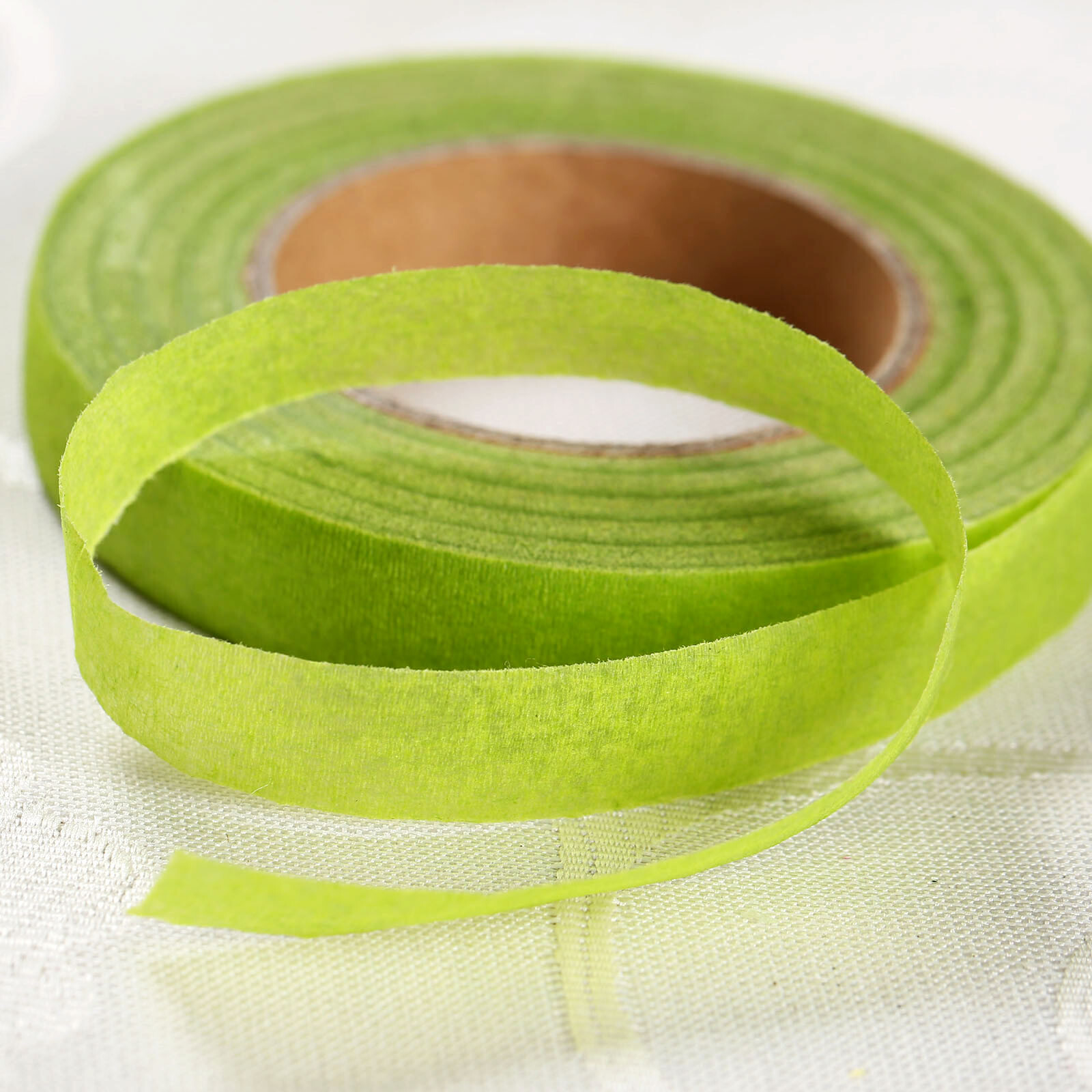 Green Florist Floral Stem Tape Corsages Buttonhole Flower Stamen Wrinkle Paper