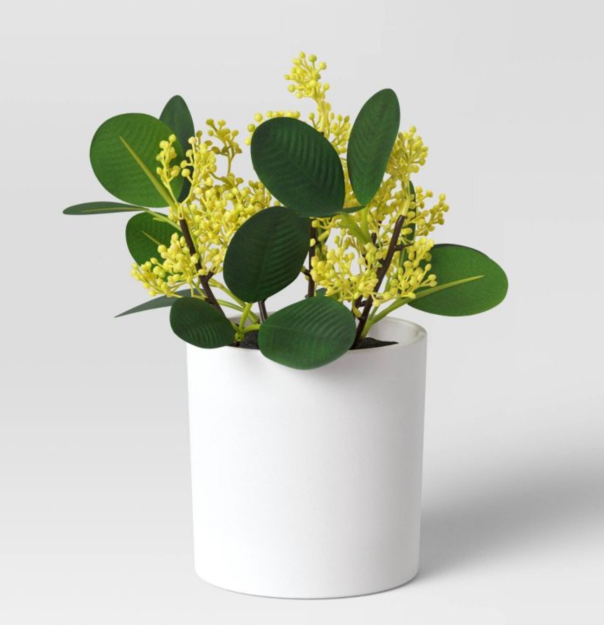 Threshold 7″ Potted Faux Seeded Plant For Indoor Decorative Use – Set of 2