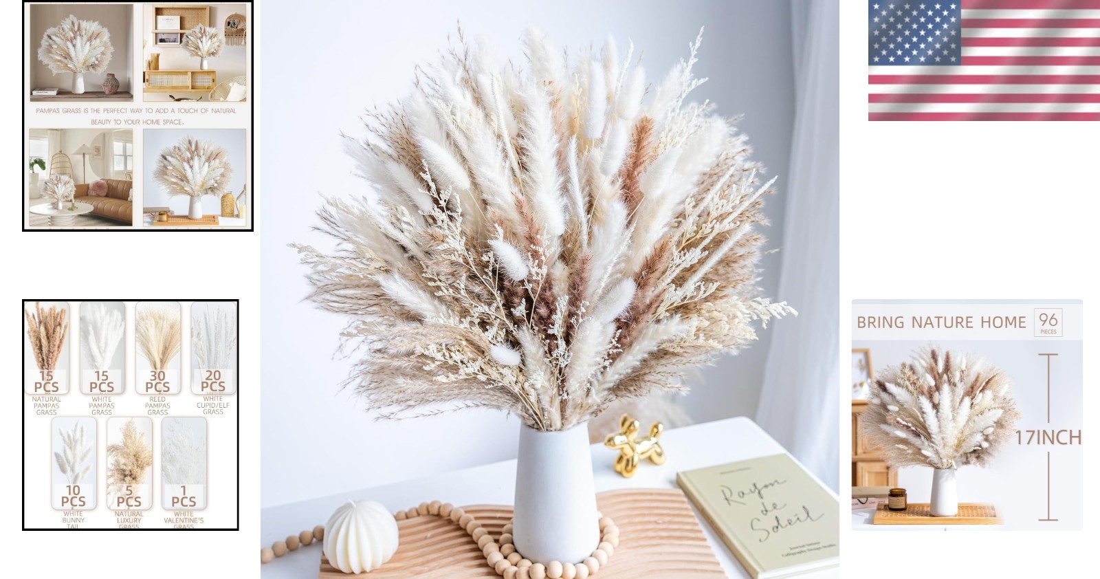 Dried Pampas Grass Decor