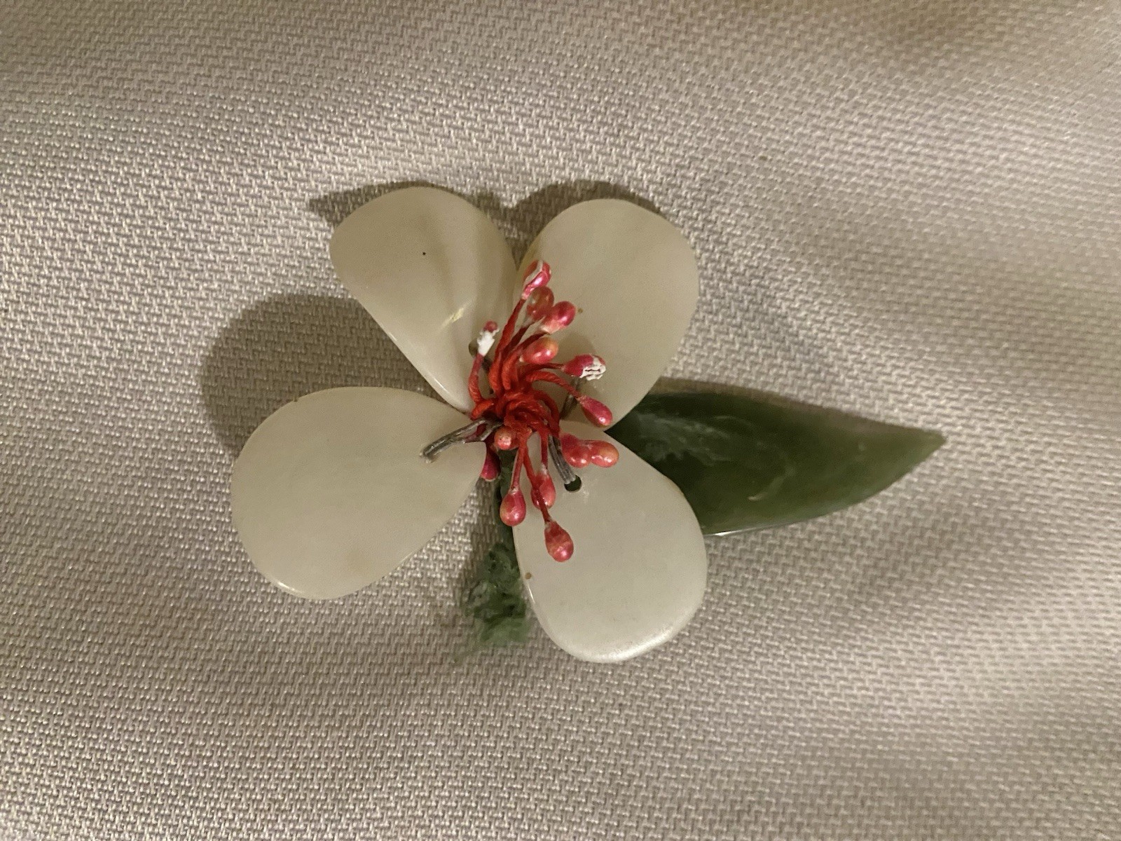 Lot Of 5 Stems Of Asian Stones Flowers And Leaves 🪷