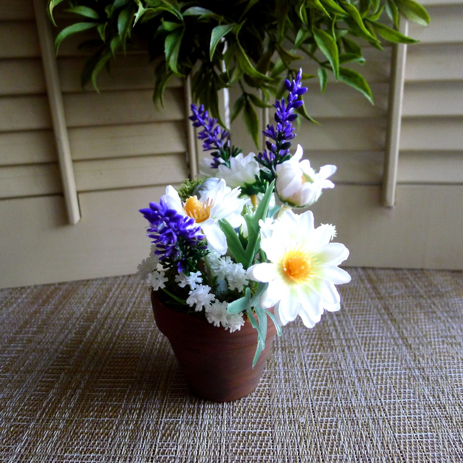 Mixed Media Floral Arrangement Weird Art Assemblage Has Anyone Seen Auntie? OOAK