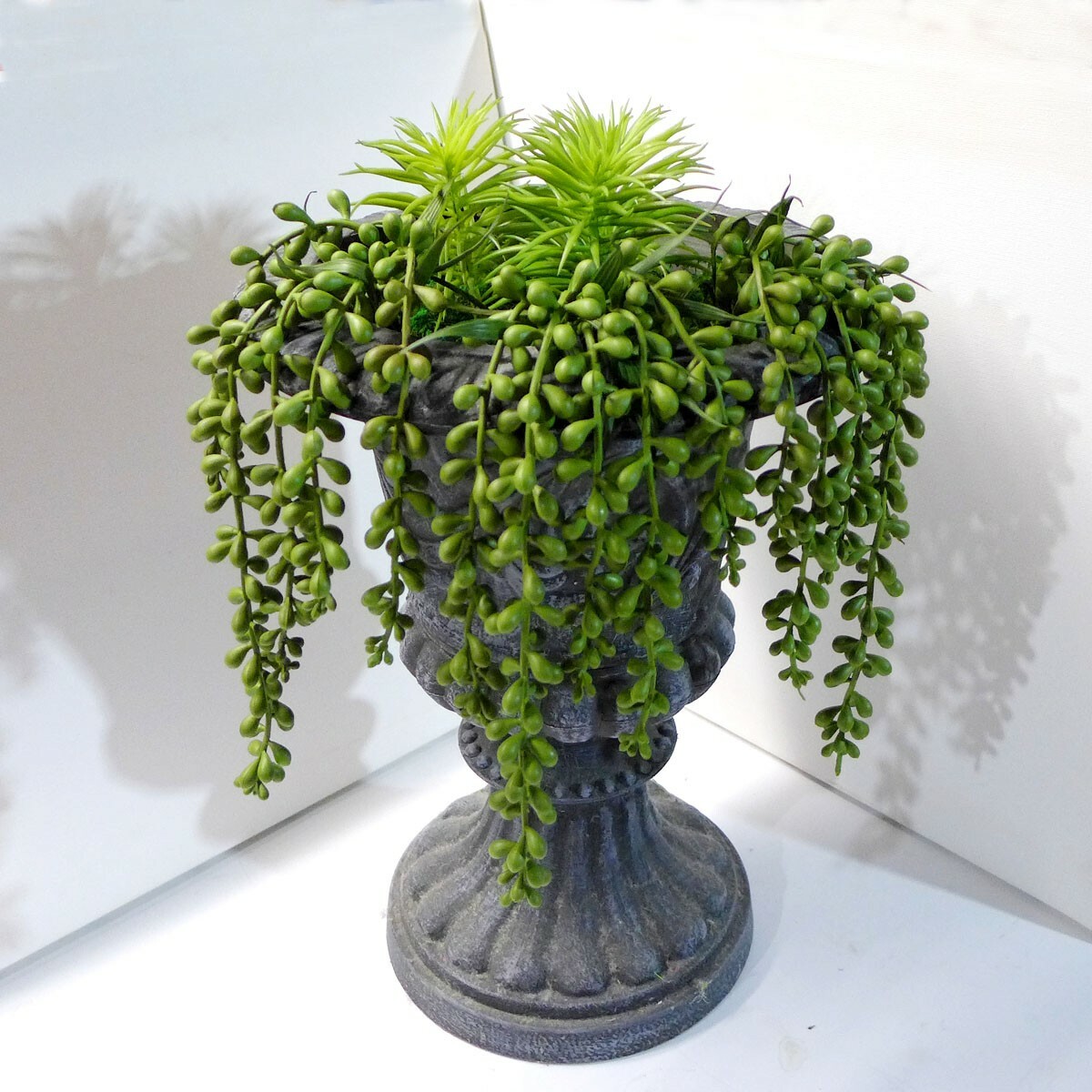 Set of 6 Pcs Artificial Plants Mini Pine Tree String Of Pearls Succulents(#104)