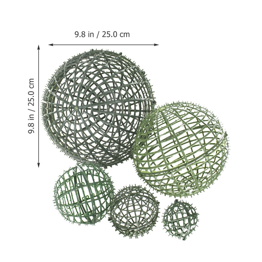 5 Pcs Flower Arrangement Ball Inner Liner Plant Support Frame Cage