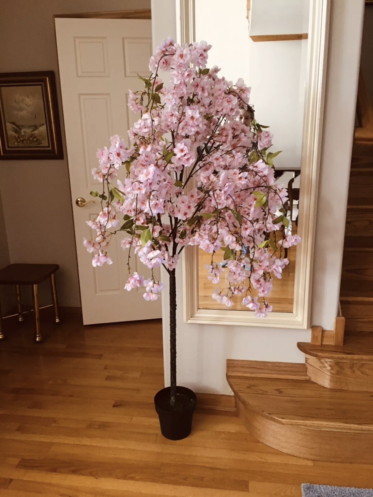 5’ Cherry Blossom Artificial Tree Home Office Decor. Retail $180