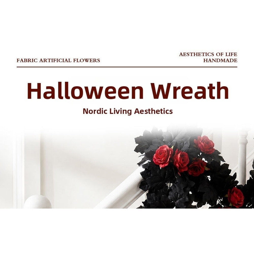 Maple Leaf Vine Floral Garland for Halloween For Party Home Decoration