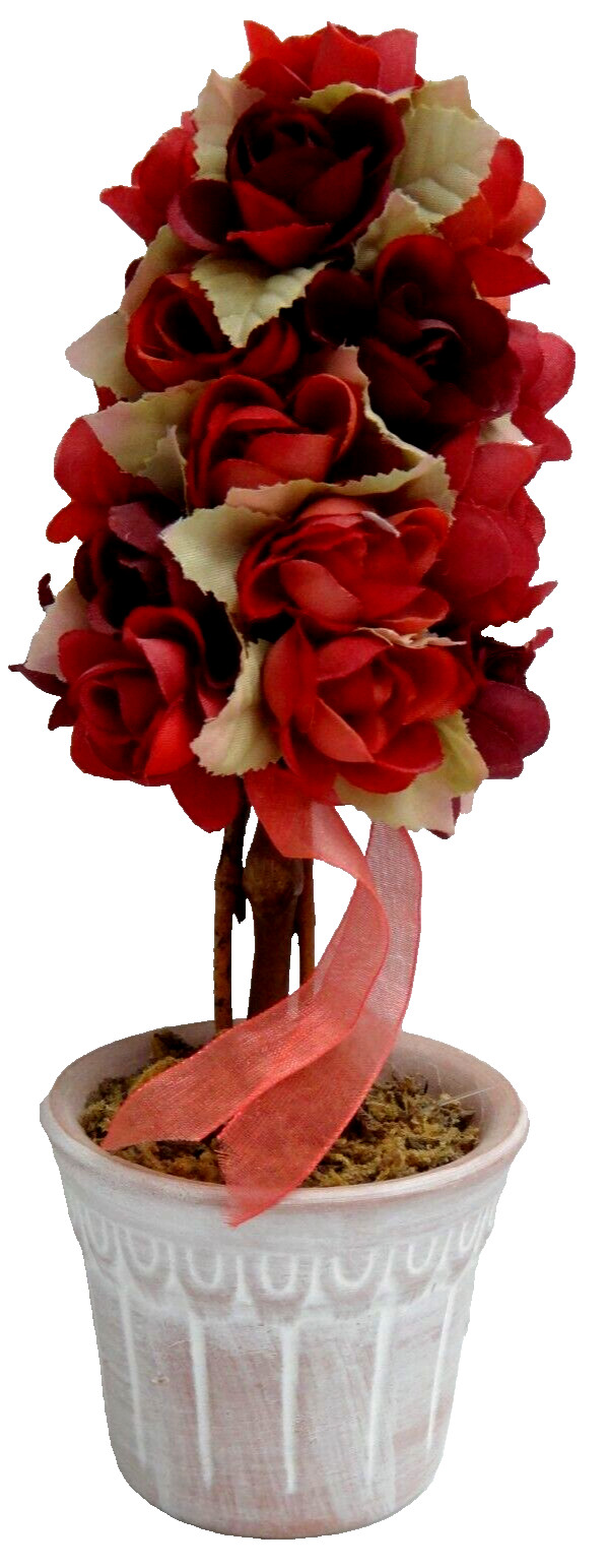 Artificial Mini Potted Flowers Height : 8.5 inches Multi-color Floral Home Décor
