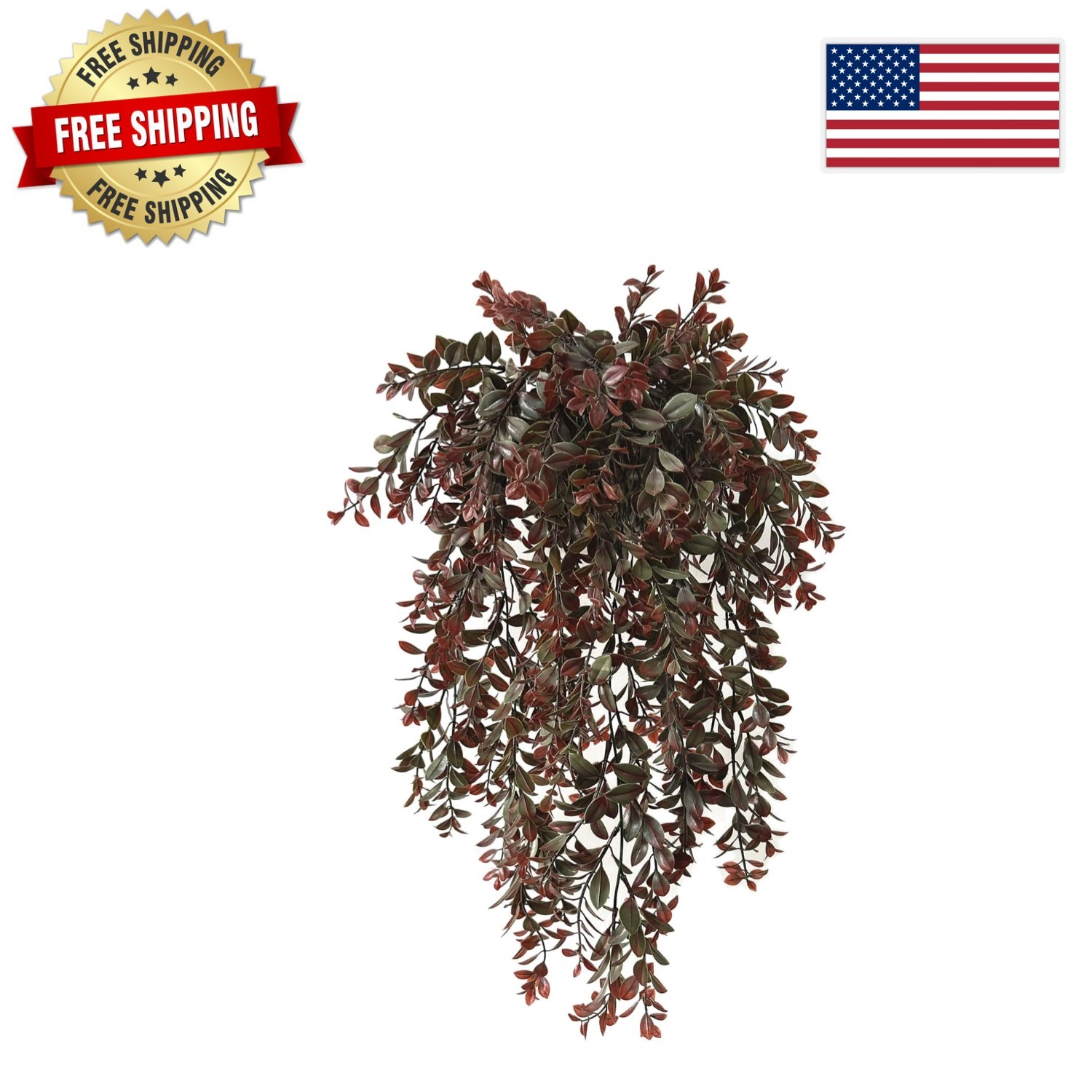 Realistic Fake Ivy Vines – 2 Pack Waterproof Hanging Plants for Events & Home