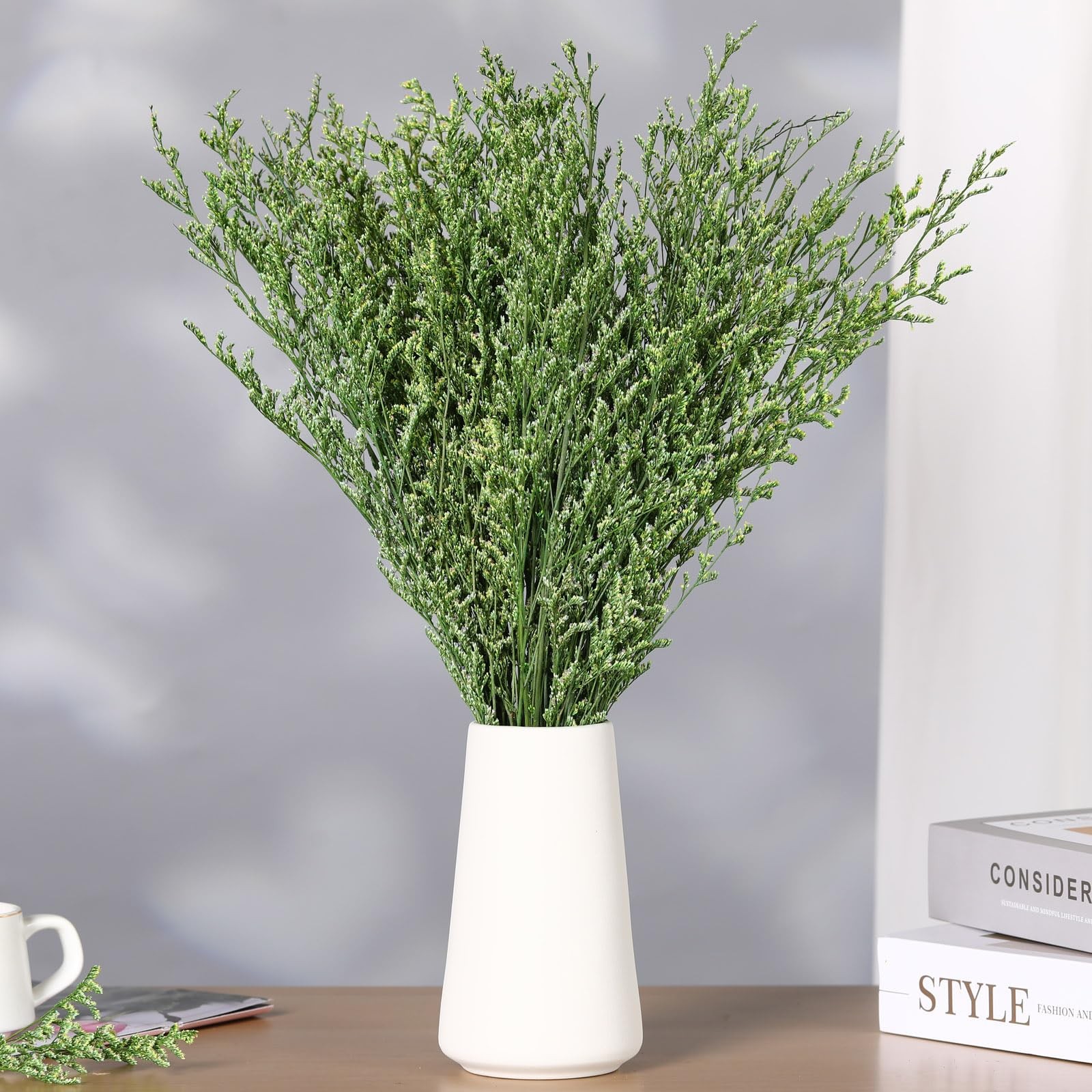Dried Flowers Bouquet, Dry Caspia Flower Bundle, Floral Lavender, Babys Breat…