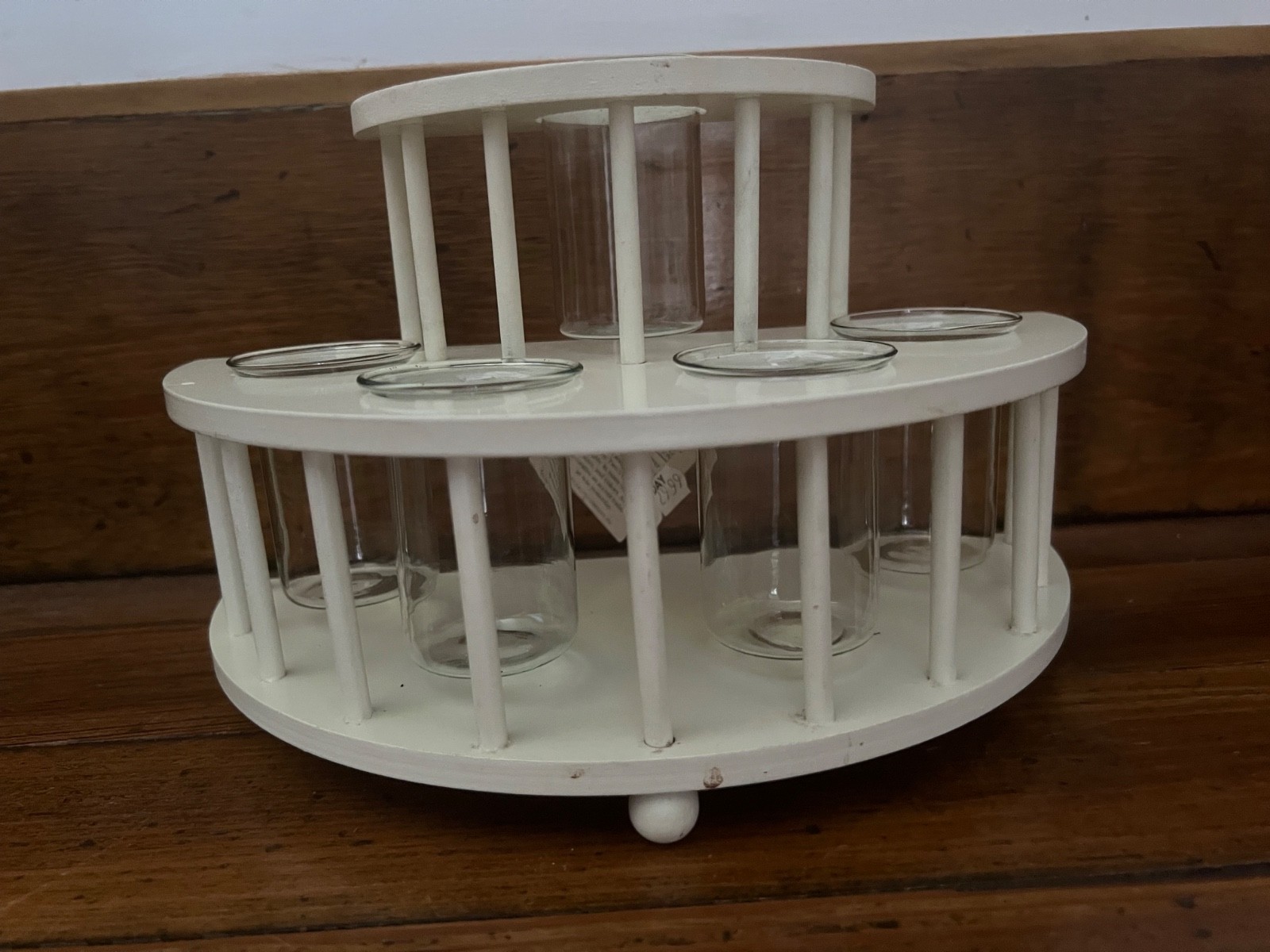Two’s Company Colonnade Antique Reproduction Floral Arranger /Glass Containers