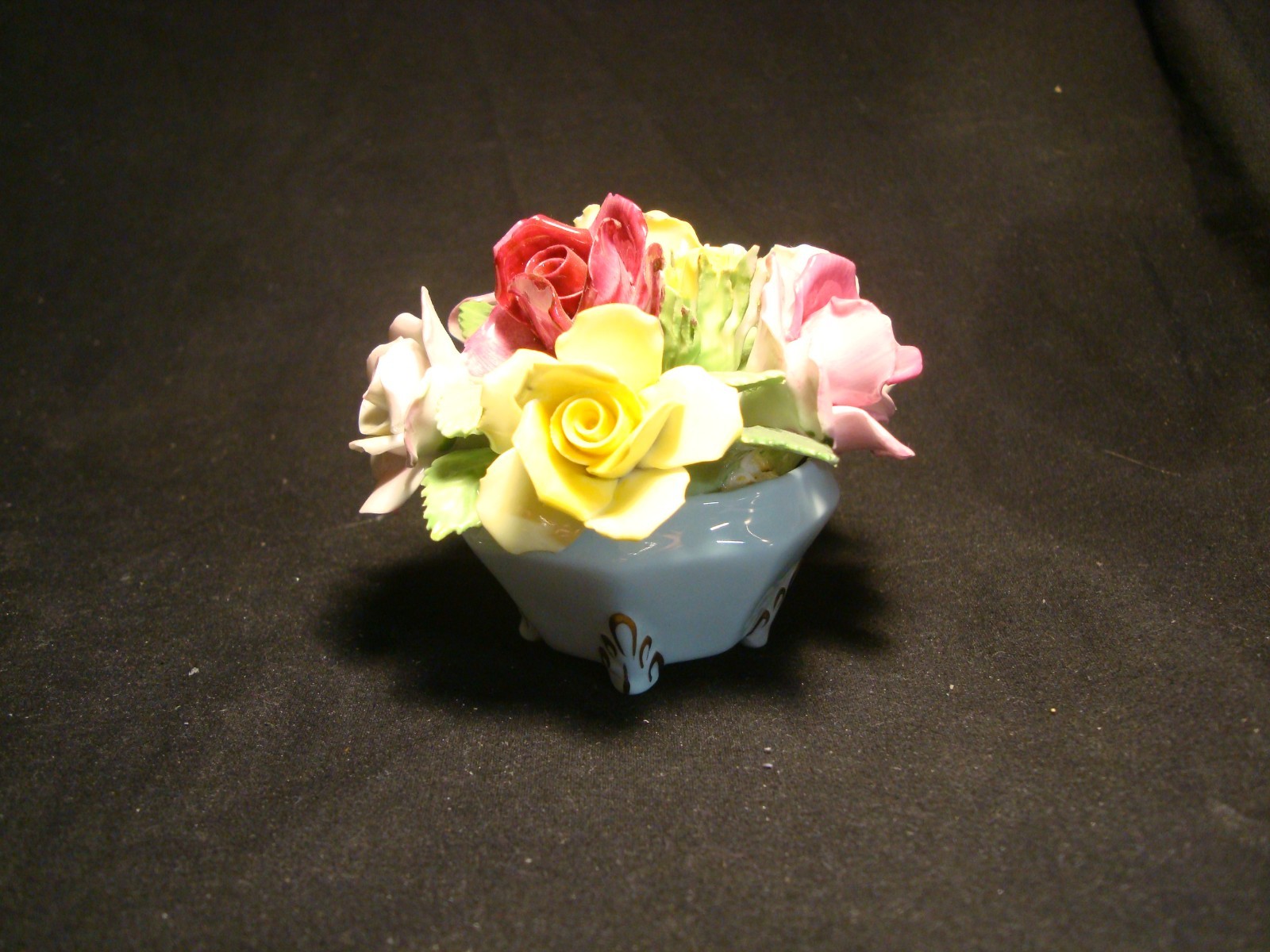 Royal Adderley Floral 7 Flower Arrangement Well Marked Incl. R10 1F