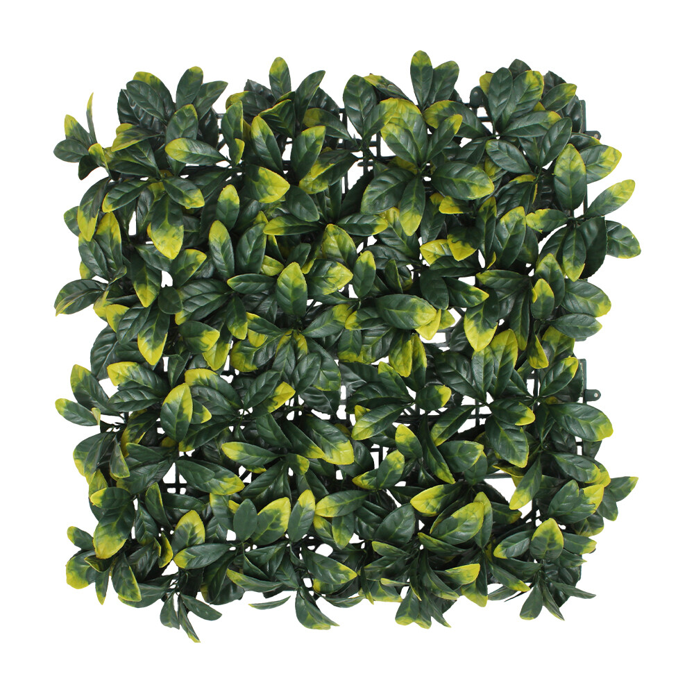 20×20″ Artificial Faux Greenery Laurel Leaf Fence Screen Wall Decor Panel