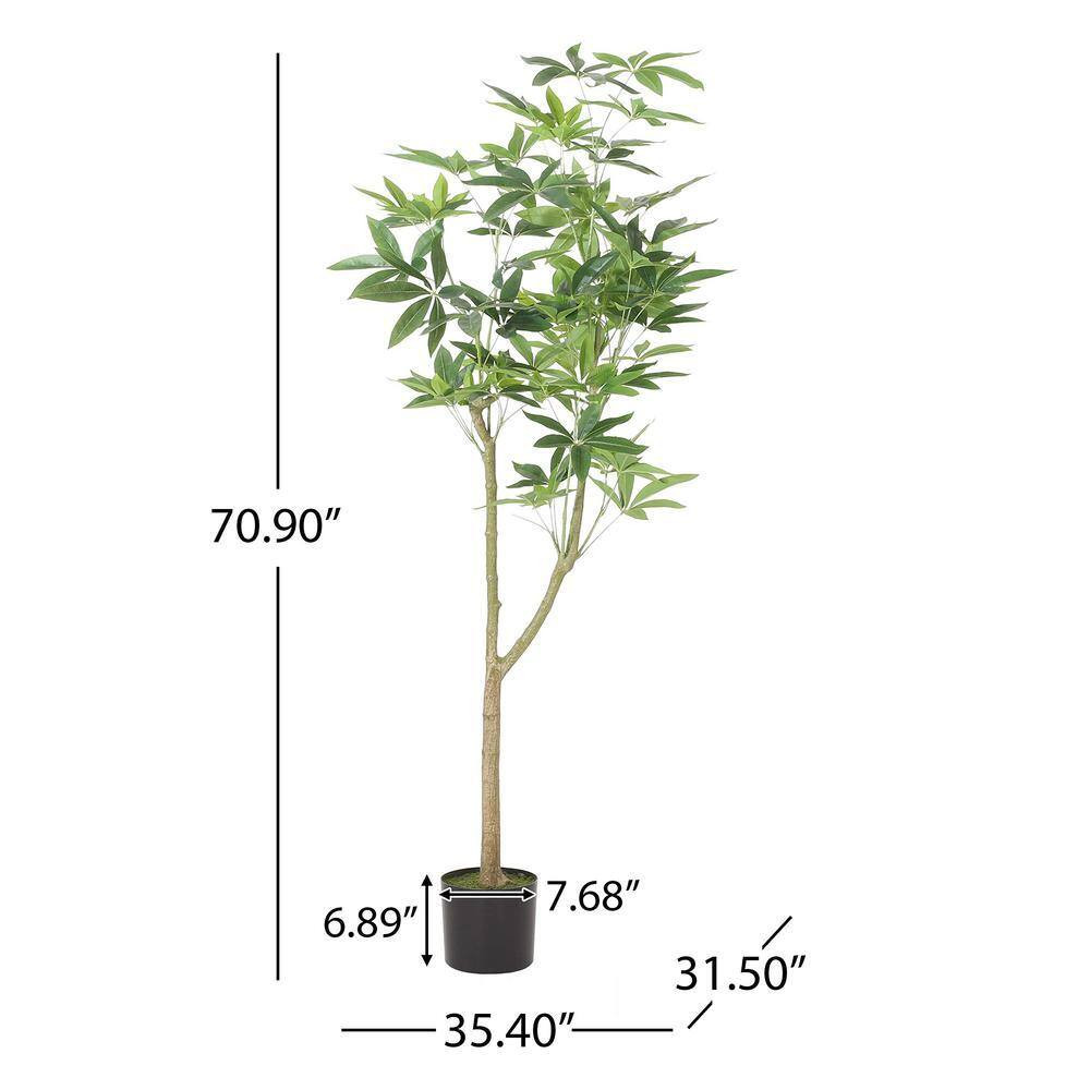 Contemporary 3.93 Ft. Green Outstanding Artificial Money Trees, for Home Decor L
