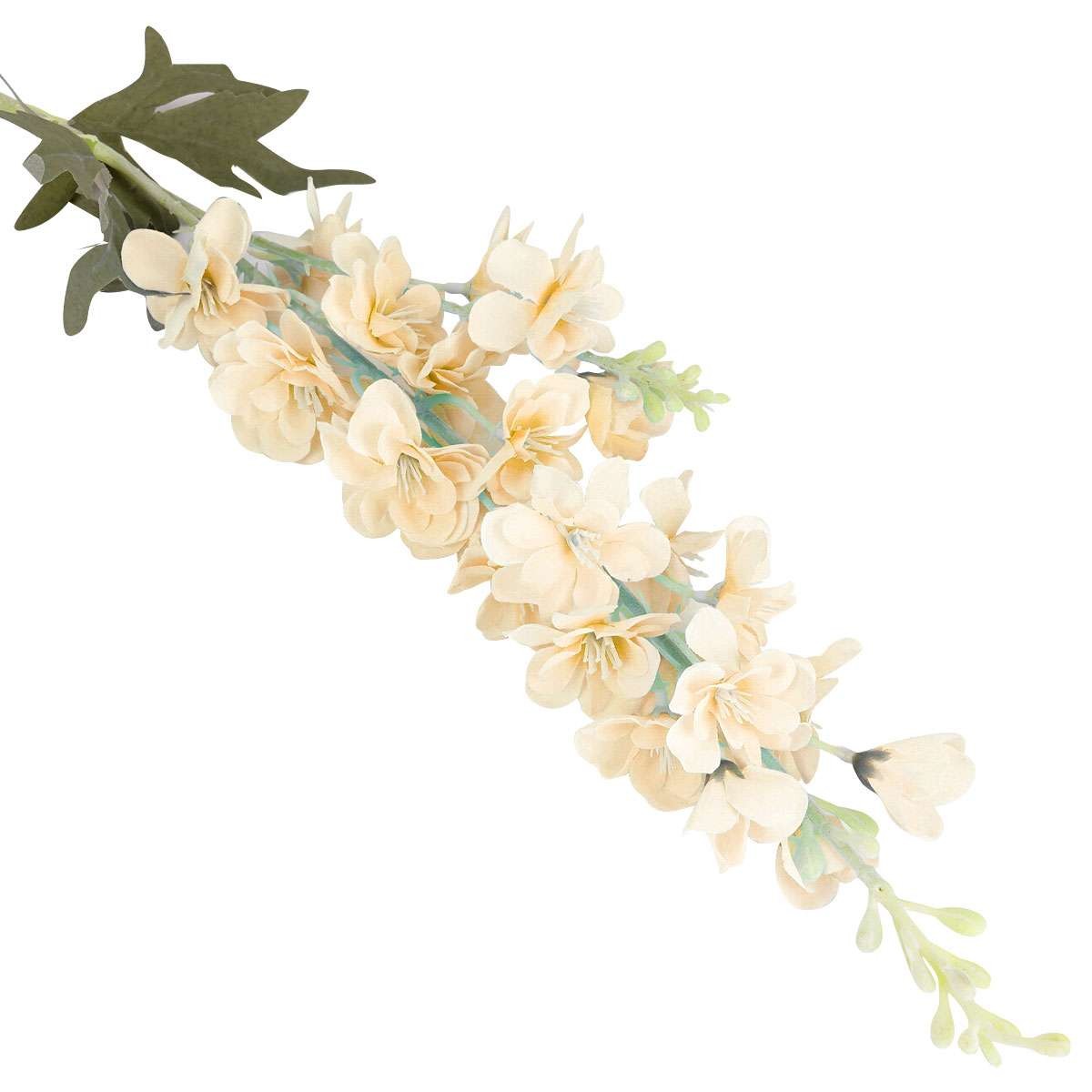 LOT Artificial Flowers Delphinium Long Silk Larkspur Flowers Home Garden Decor