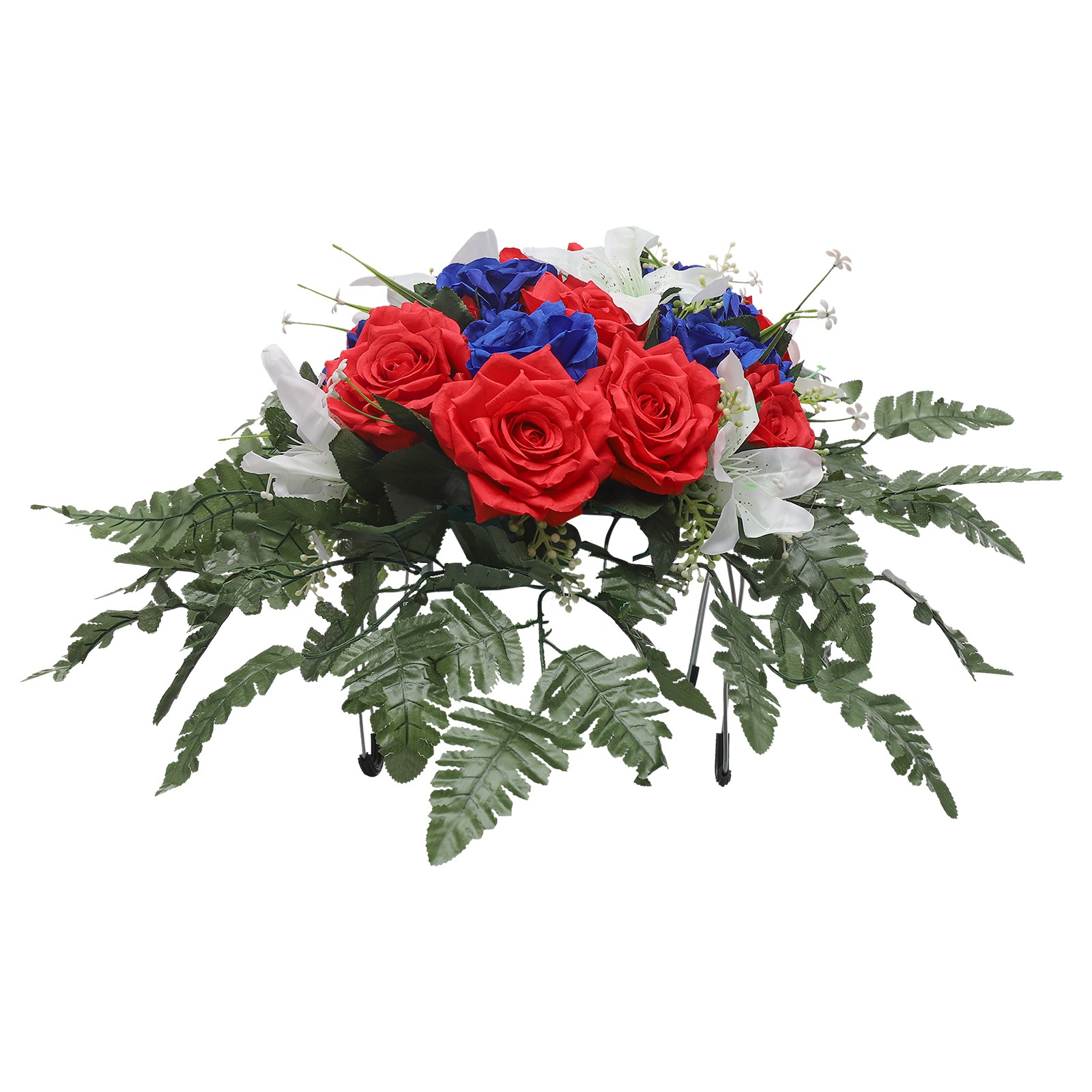Artificial Flowers for Headstone Outdoor Grave Decorations Cemetery Flowers