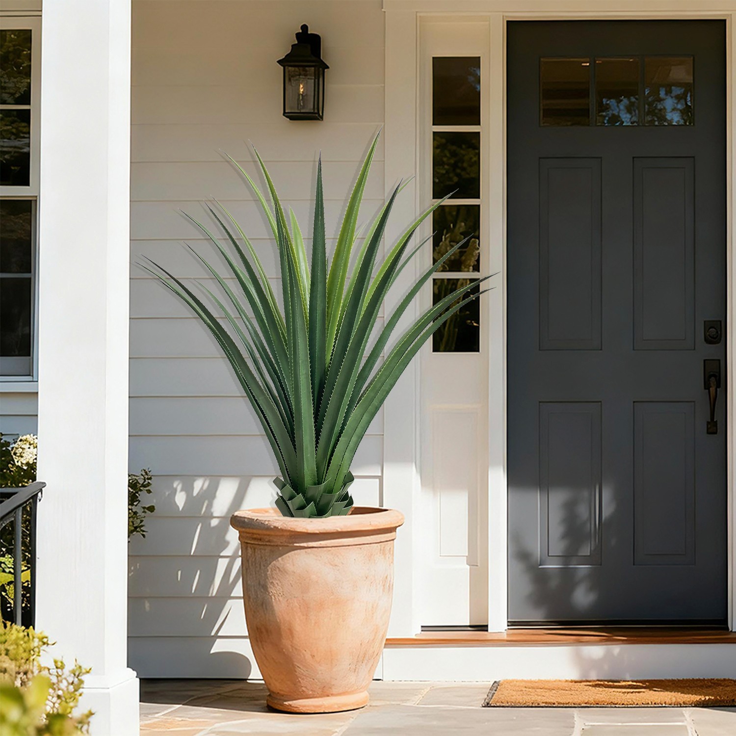 2-Pack 4FT Lifelike Faux Agave Yucca Plan