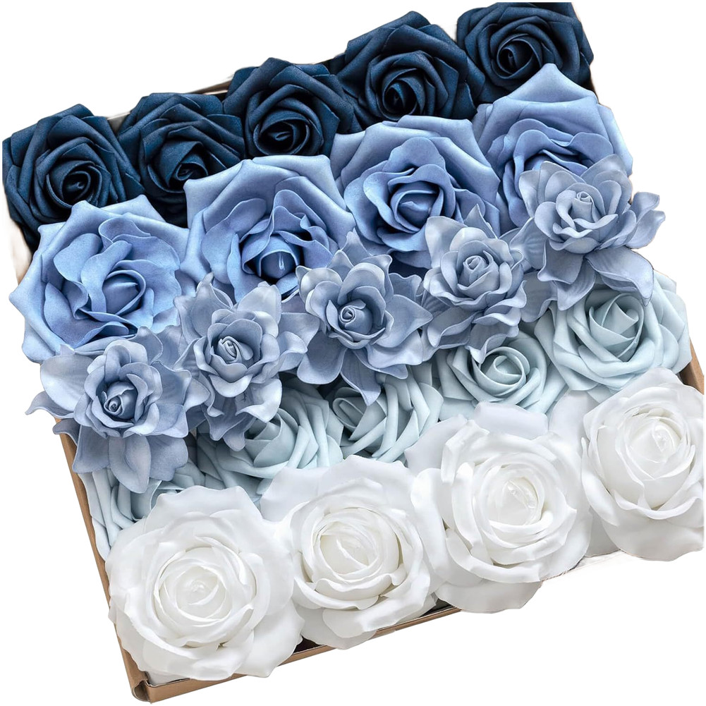 Silk Flower Bouquet for Wedding DIY Craft Bridal Proposal Home Decoration