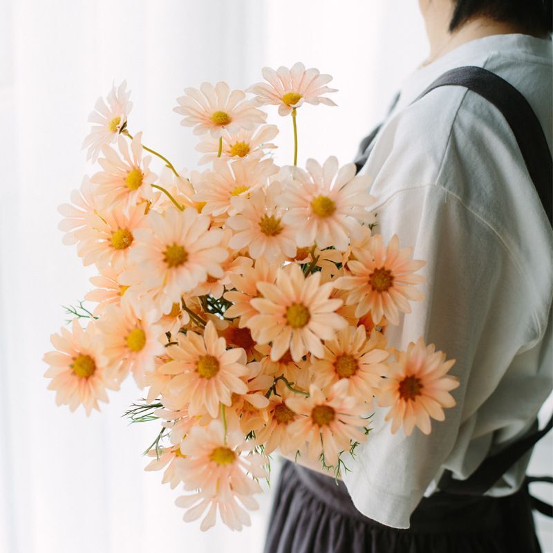Artificial Chamomile Flower Bouquet For Pot Vase Office / Home Garden Decor NEW