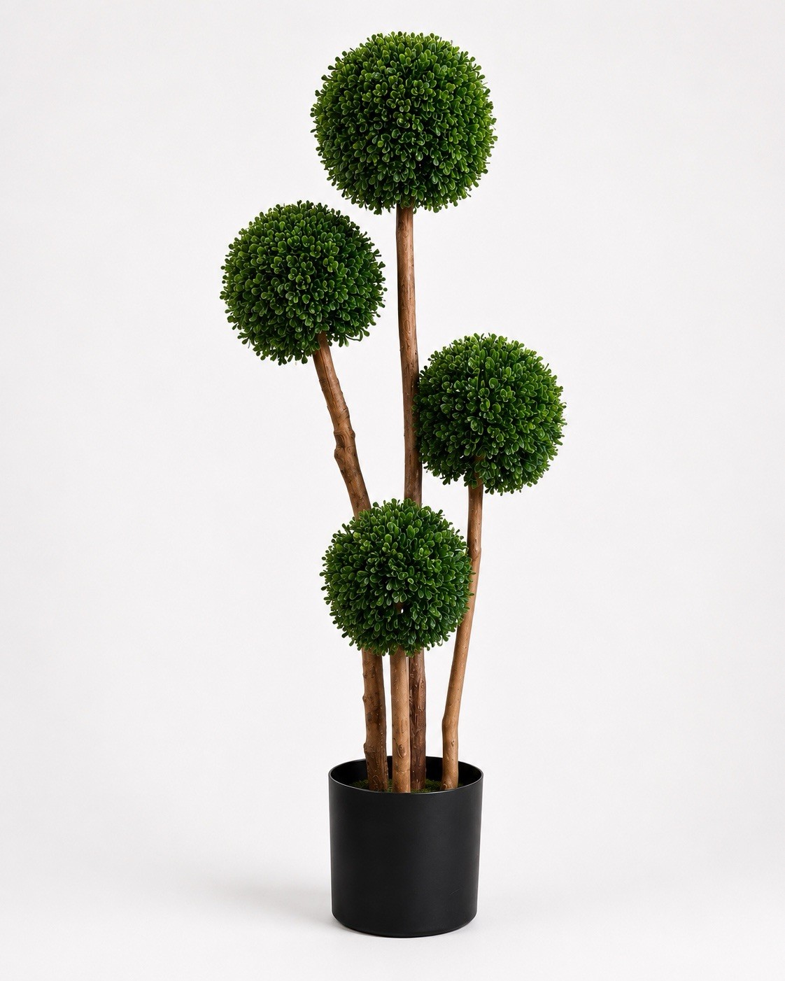 3’ UV Artificial Boxwood Topiary Tree Indoor/Outdoor