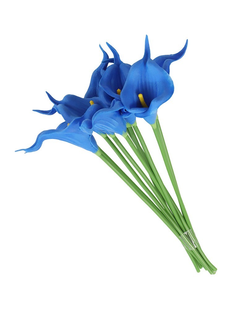 Colorful Calla Lily Artificial Flowers 10pcs for Modern Home Decoration