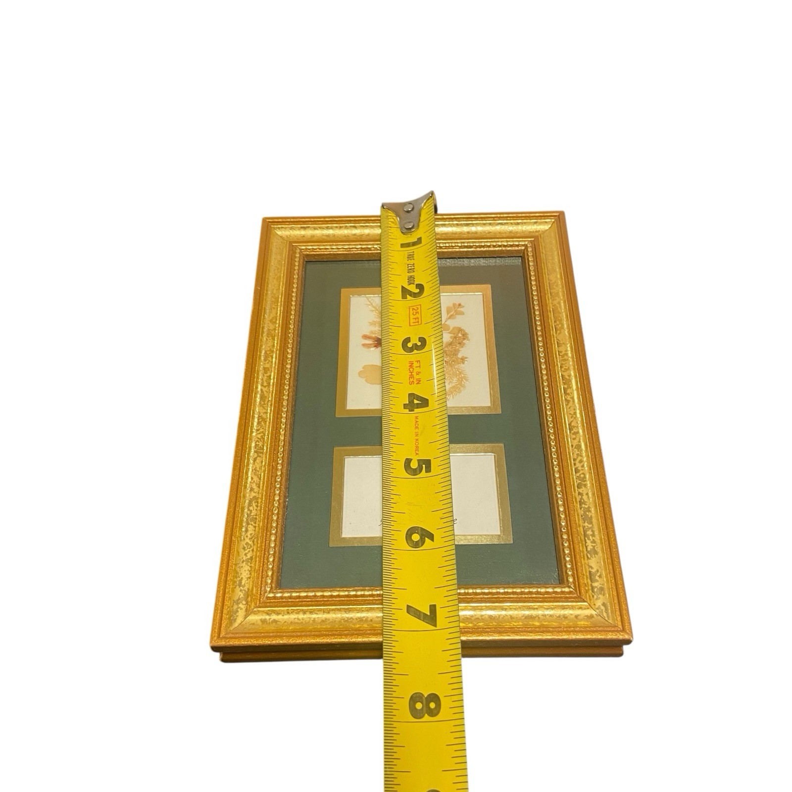 Pressed Flower Framed Poetry Mother’s Day New Mom Gift Love Gold Tone Frame VTG