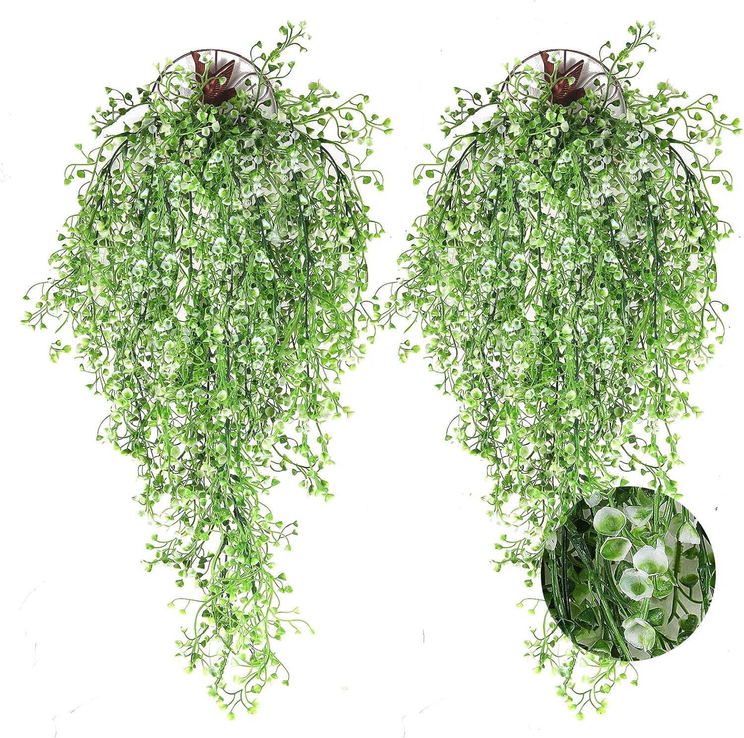 Artificial Ivy Leaf Plants Fake Hanging Garland Vine In/Outdoor Home Decors 80cm