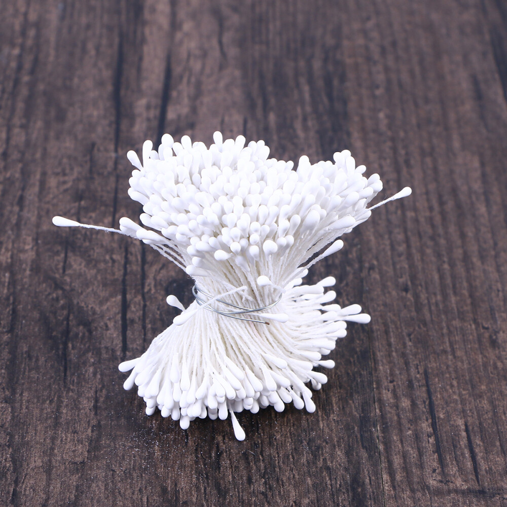 400 Pcs/set Simulated Stamens Pearlized Flower Making Supplies Floral Buds